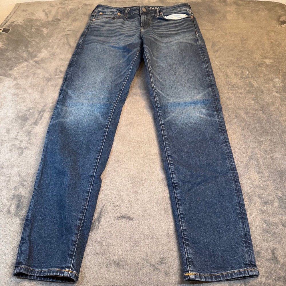 American Eagle Airflex+ Athletic Fit Jeans Mens 30x32 Blue Stretch Denim Pants